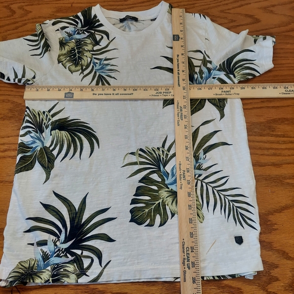 JACK & JONES Tee Crew Neck Shirt Tropical Themed Mens T-Shirt Size M - Picture 9 of 10